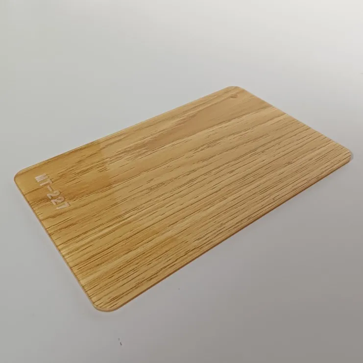 Home Decor MC-206 4 x 8 ft Plastic Unbreakable Wooden Plastic Acrylic Panel for laser cutting