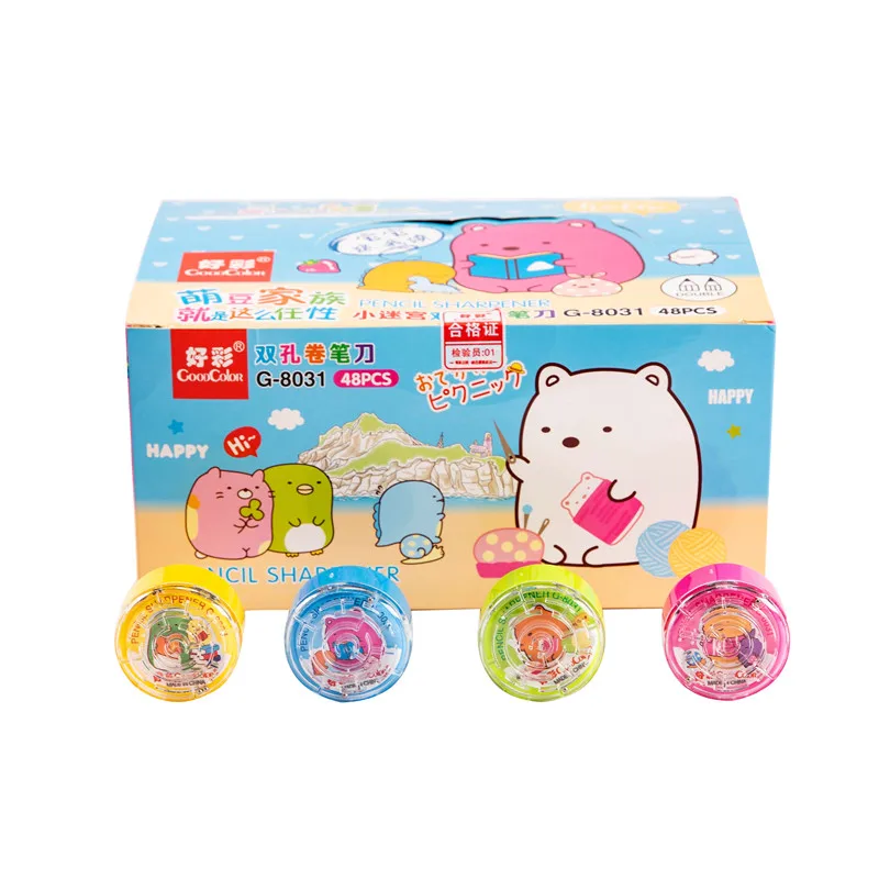 
Portable stationery plastic pencil sharpener, labyrinth shaped cute stationery student pencil sharpener 