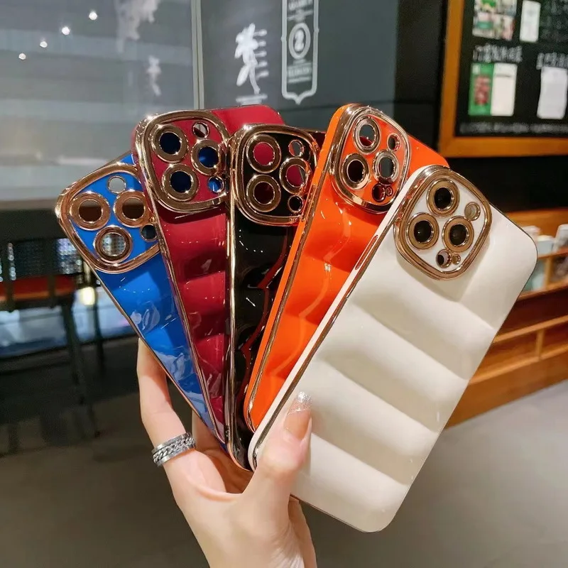 Puffer Case waterproof down jacket fabric shape down soft touch Mobile phone case for iphone 13 12 11 mini pro max