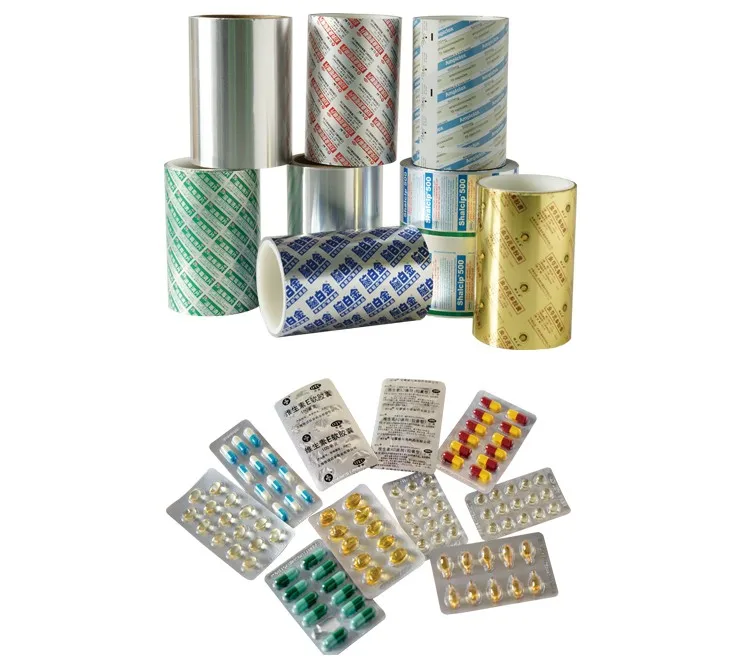 Alu Alu Cold Forming Foil Sealing with PTP Blister Aluminum Lidding Foil For Pills Tablets Capsules Pack
