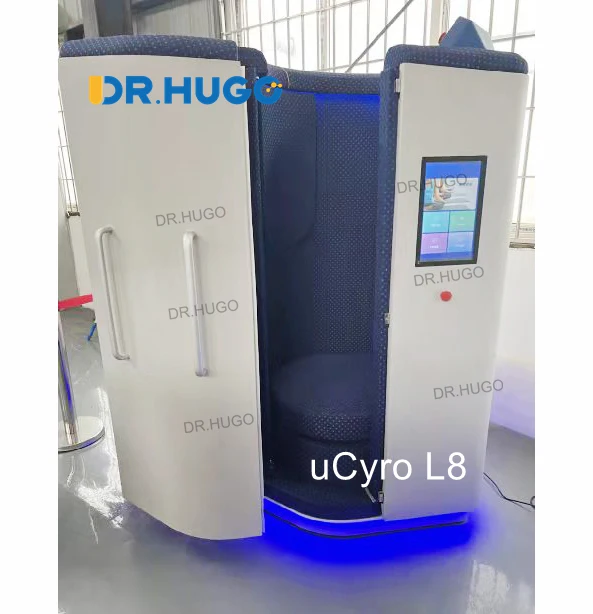 DR.HUGO uCyro L8 New Arrival Cryogenic Cryosauna Whole Body Electric Cryotherapy Chamber Sport Injury Recovery cryotherapy cabin
