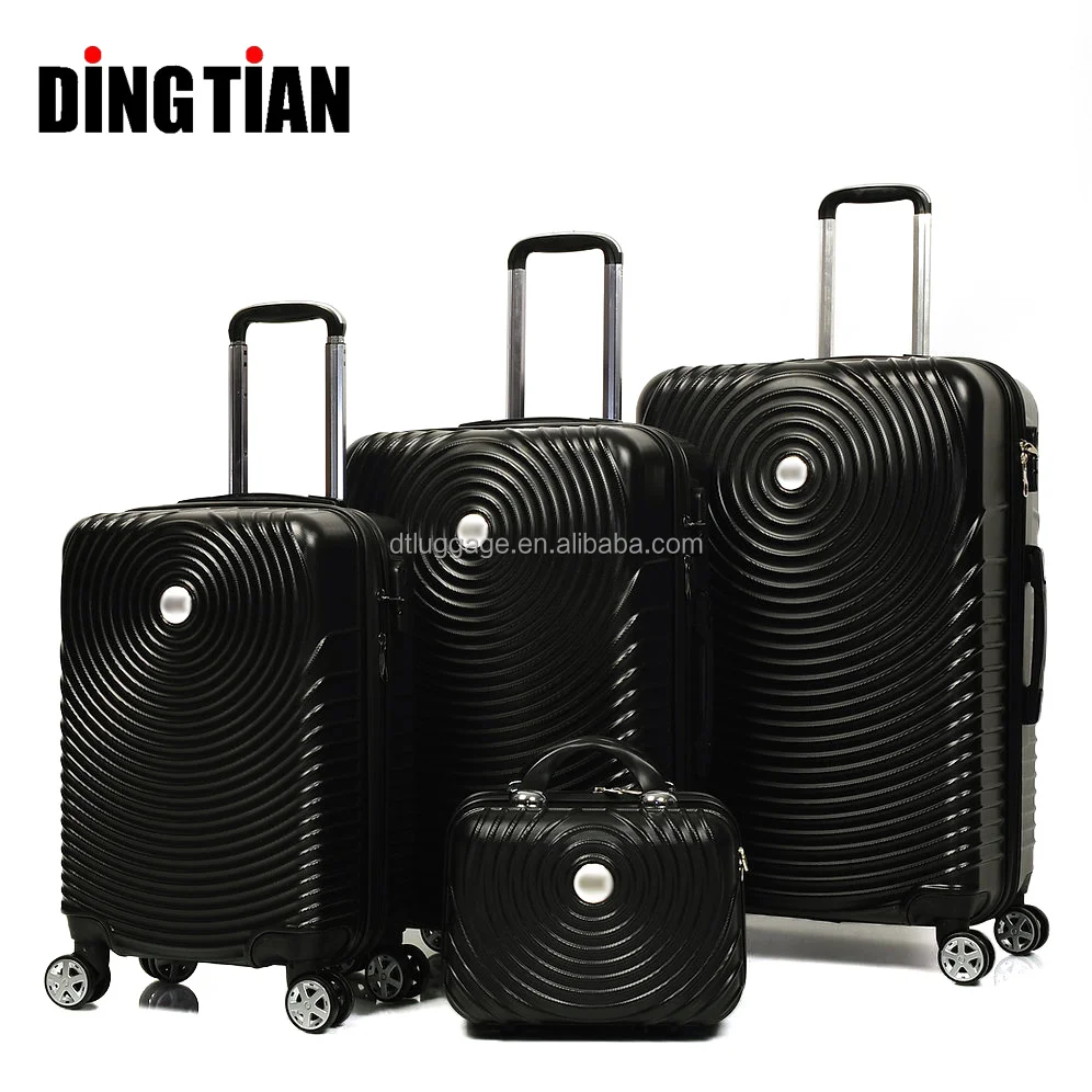 Factory Wholesale Luggage & Travel Bags ABS Hard Side  Trolley bag Suitcase Set Valises De Voyage With Small Bag