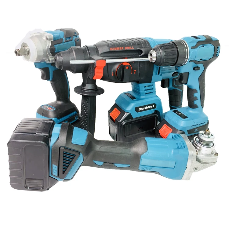 Ready Stock!!! Big Discount !!!Replacement 20v power tools batteries power drills red 20v 4 pcs combo kit