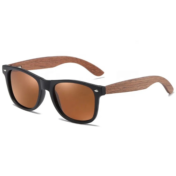 Wooden Polarized PC Wood Sunglasses For Women Men Sun Glasses River Occhiali Da Sole 2022 Uomo
