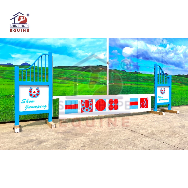 equine accessories show jump gates with powder coating customized color