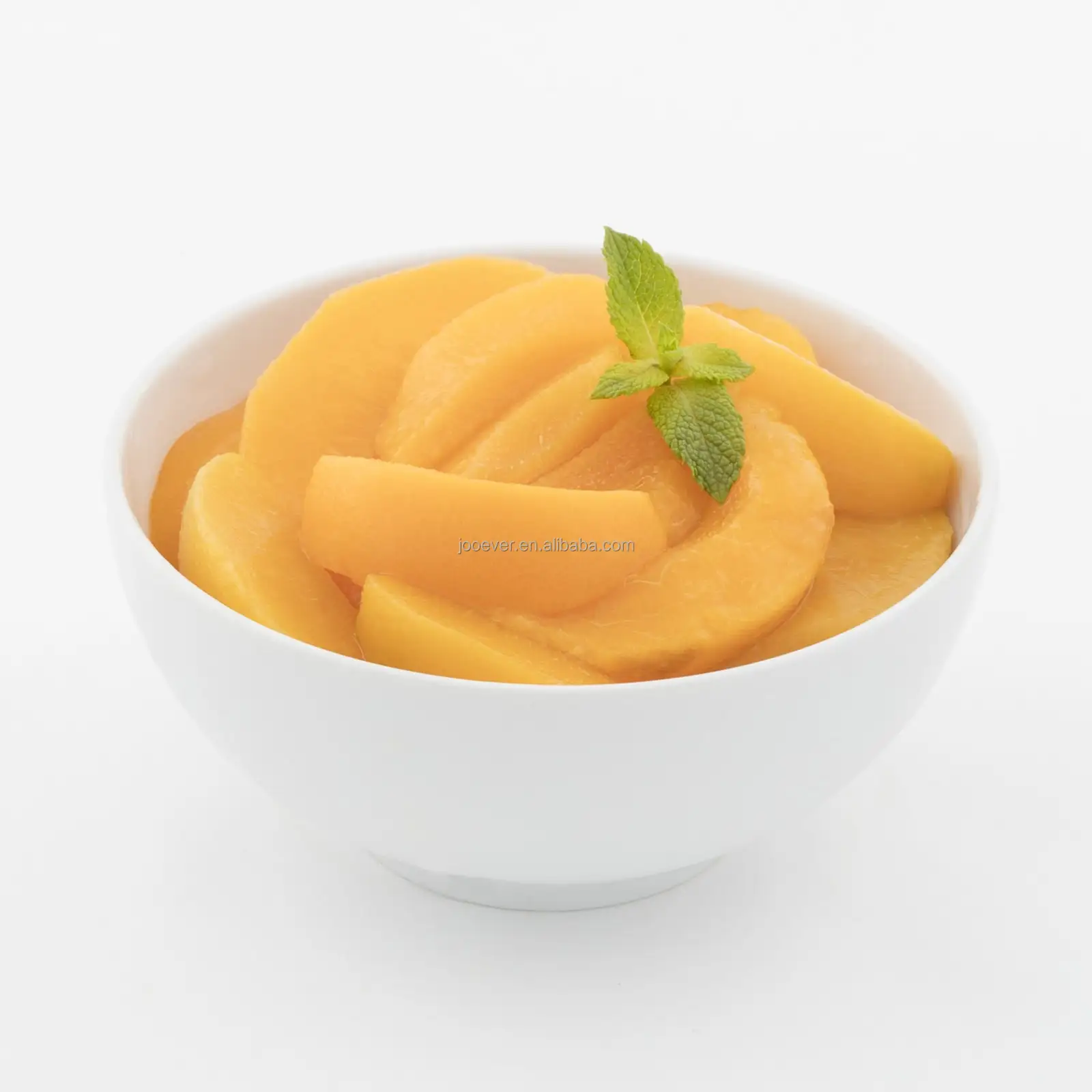 BRC HACCP Certified IQF Frozen Yellow Peach Slices Bulk Packaged
