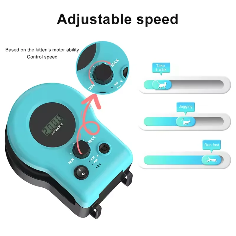 New Arrival Rechargeable Pet Toy Interactive Running Cat Toy with Remote Control Sound Teasing Tunnel Made Plastic Weight Loss