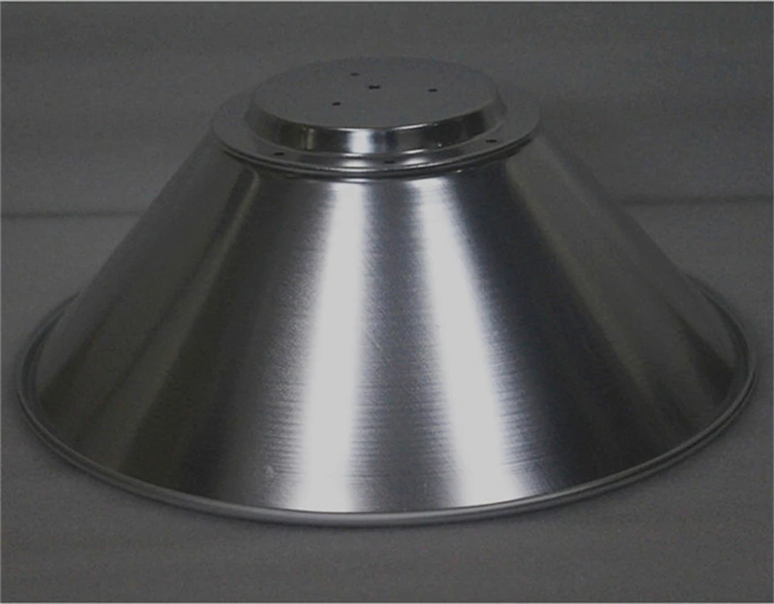 OEM Custom Aluminum Anodized Sandblasting Lamp Shades Frosted Industrial Metal Lampshade