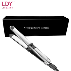 LDY Factory Outlet OEM Customized Hair Straightener Titanium Panel Salon Ceramic Flat Iron Wholesale