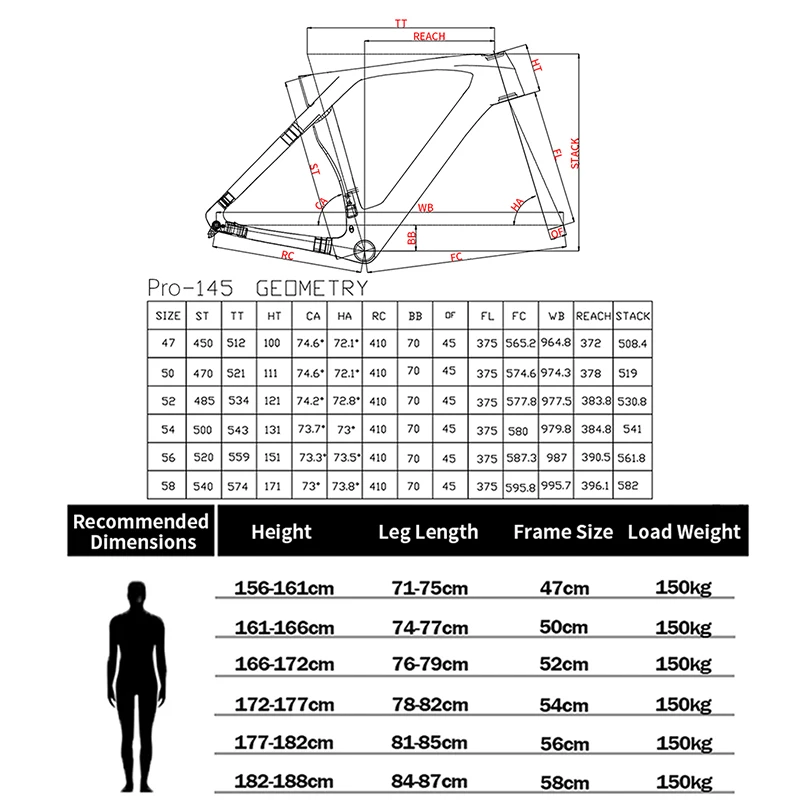 BXT New Road Frame Carbon Fiber T1000 2024 Full Hidden Line Di2 With Handlebar Disc Brake Lightweight T47 Road Bicycle Frame set