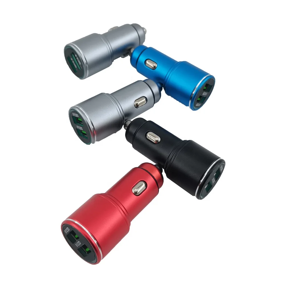 r3 car wireless charger car charger type c pd quick charge car charger adapter