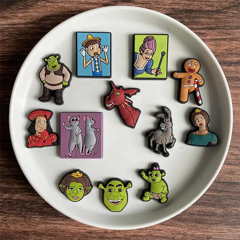 Custom Shoe Charm Clog Charm Soft PVC for Kid Clog  Customized Cartoon monster shoes Charm