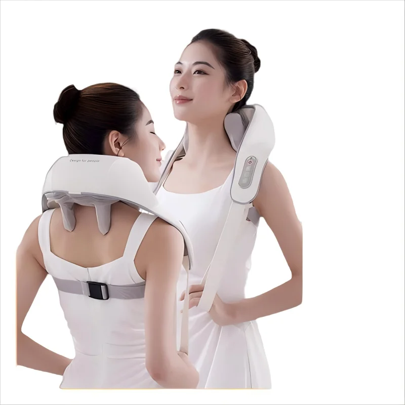 Shoulder Massager 3D Neck Back Massager Deep Tissue Massager for Relaxation with Brushless Motor 2000mAh Lithium Battery