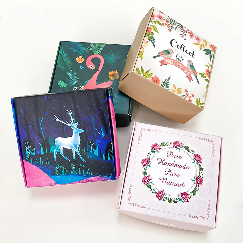 Wholesale Custom Colorful Printing Recycled Small Handmade Soap Art Paper Box Packaging