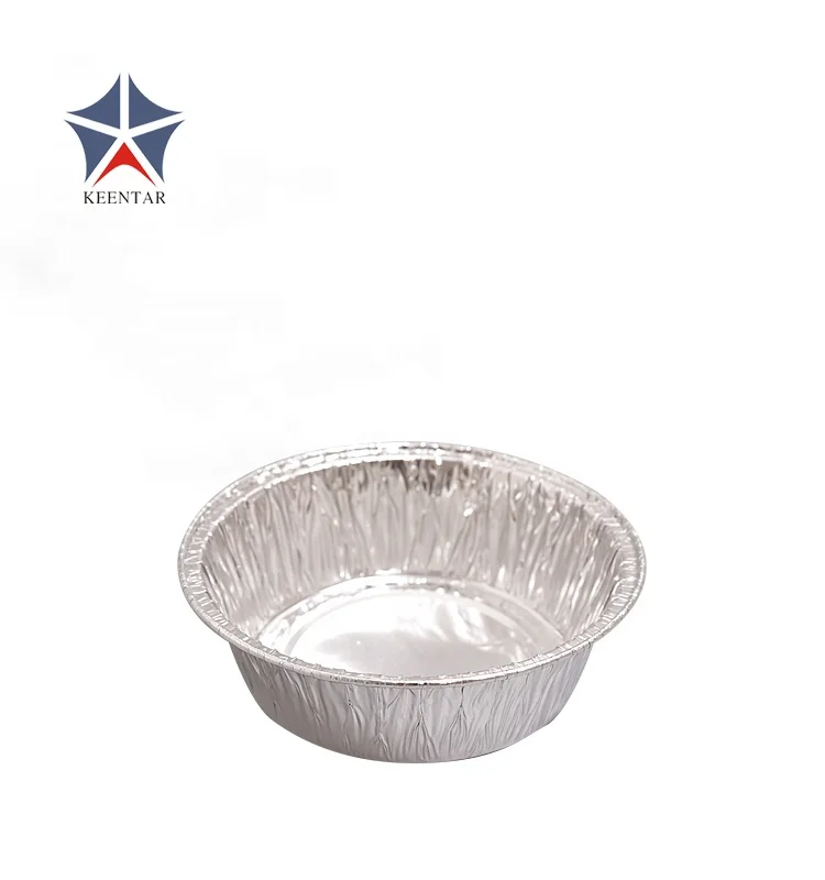 Неглубокая круглая форма для выпечки из алюминиевой фольги разных размеров, контейнеры для выноса из алюминиевой фольги