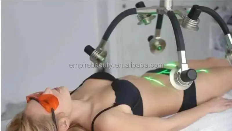 6D Lipo-лазер безболезненный холодный источник 532 нм зеленый лазер машина для похудения Lipolysis снижение веса