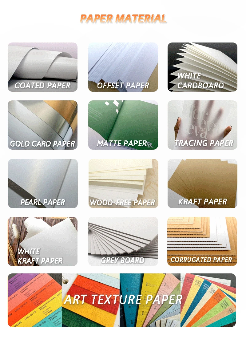 Custom A4 Size Scratch-proof Film Paper File Document Folder Packaging with Business Card Slot
