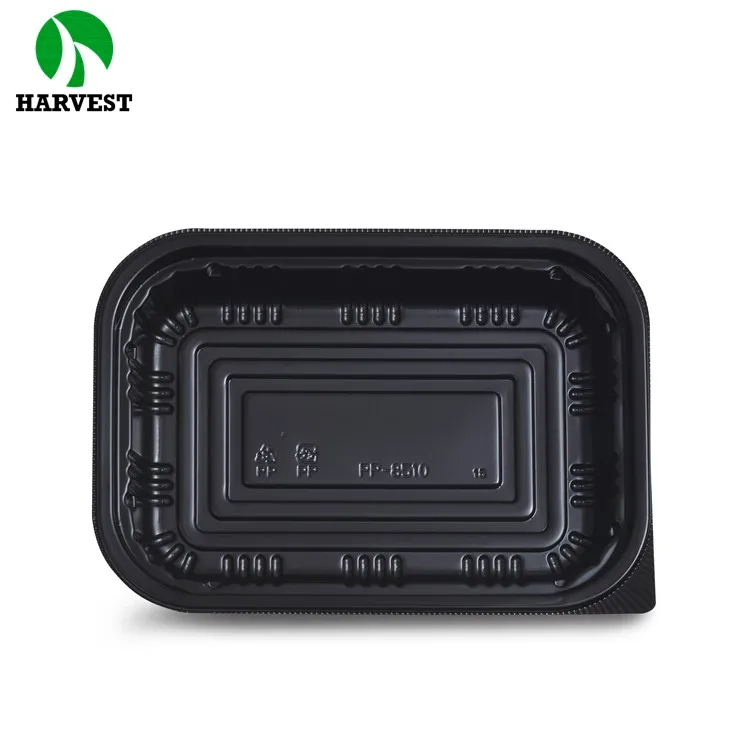 Appetizer Side Dish Japanese Takeaway Black Microwaveable Bento Box