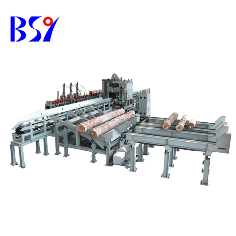 Plywood cutting machine Log Cutting  Sawing Machine Sawing line
