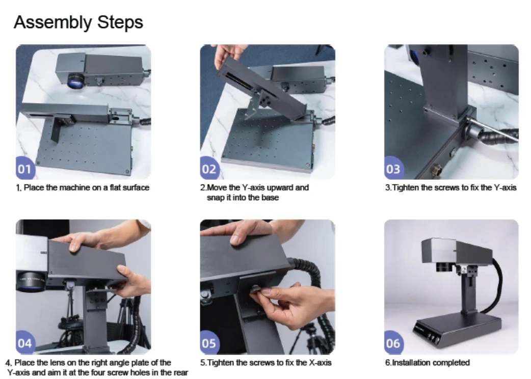 Fiber Laser Marker and Engraver Machine Mini Programmable with AI DXF PLT Supported Used Condition