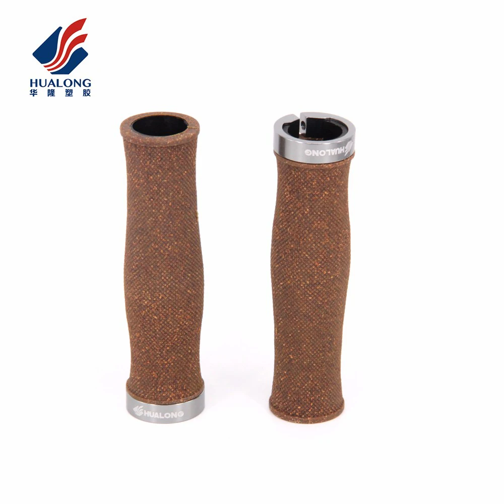 Ningbo HUALONG HL-G217A two sides locking ergonomic cork bike grips