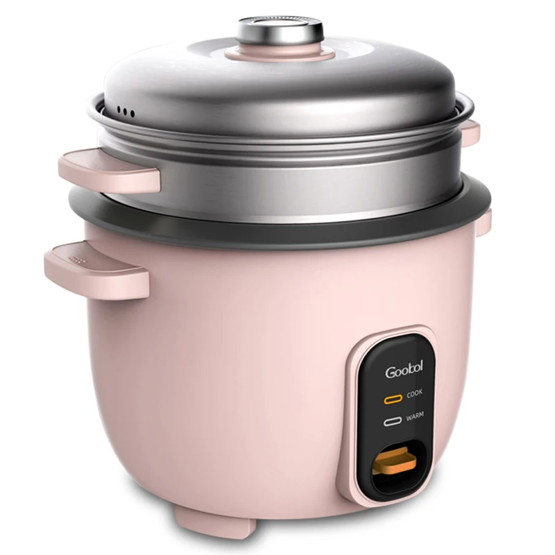 Custom Big Capacity Rice Cooker 5L 900w One Key Start Electric Rice Cooker With Steaming Basket