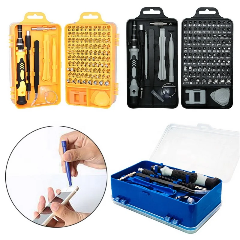 115 in 1 Screwdriver Set Mini Precision Screwdriver Multi Computer PC Mobile Phone Device Repair Hand Home Tools