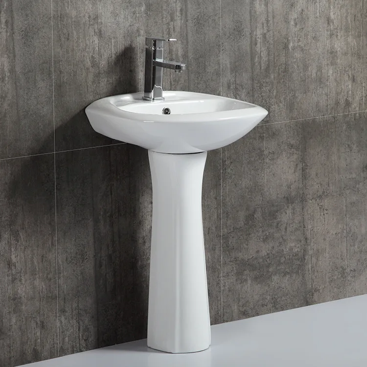 Sanitary ware ceramic bathroom pedestal sink/basin/basin Cheap price
