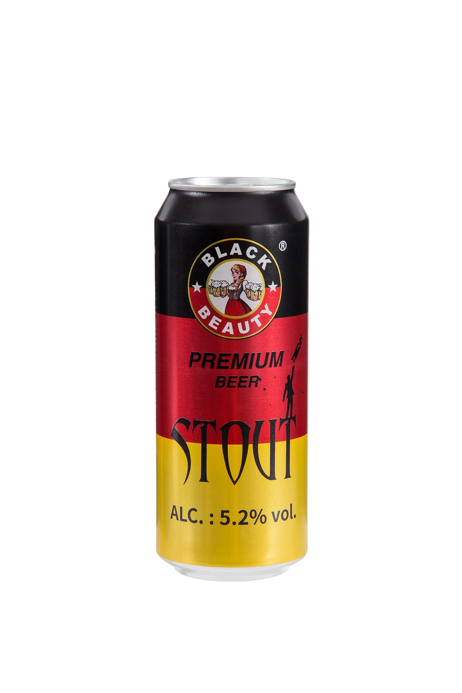 Imported Black Beauty Whole Wheat Stout Refreshing Alcoholic Drink