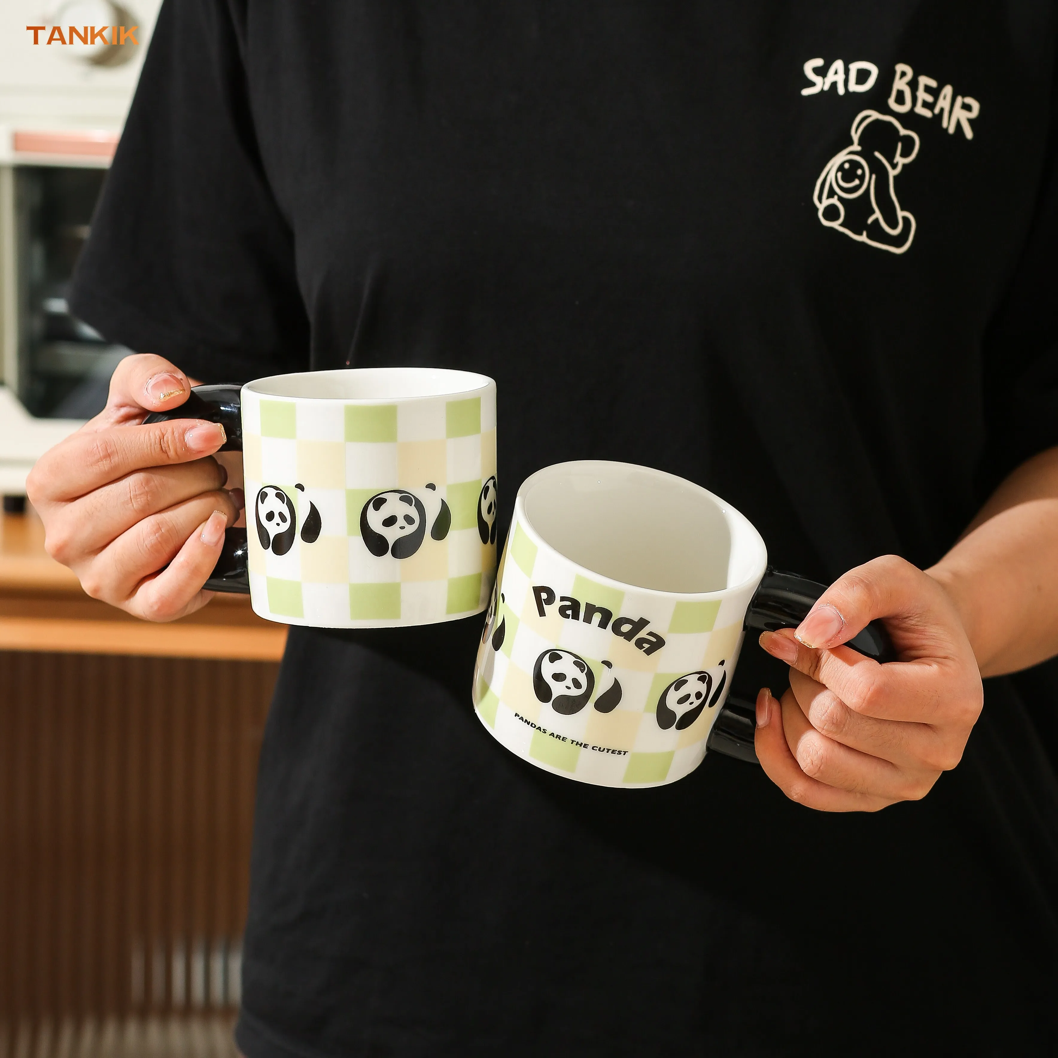 NORDIC Animal Zoo Cute Cups NEW Panda Cute Cartoon Children Friend Gift PORCELAIN GIFT CUP MUG Panda CERAMIC MUG