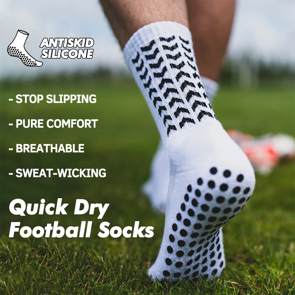 Free Sample Quick Dry Football Socks Professional Soccer Grip Socks Anti Slip Elite Anti-slip Sports Socks
