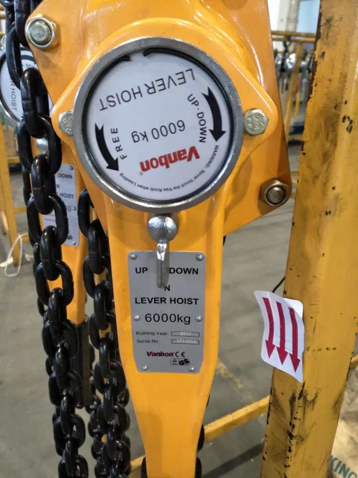 Vanbon good price 1.5ton lever hoist for Japan market