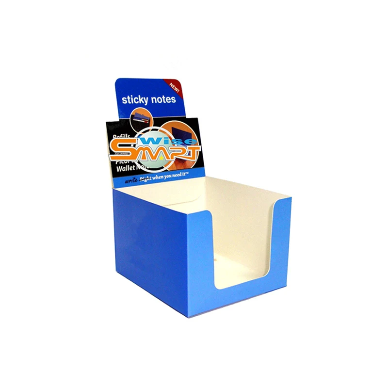 Customized tear off cardboard perforated display box for supermarket