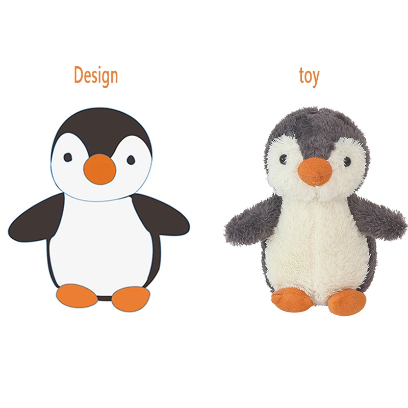 Hot quality Plush Baby penguin toys Custom stuffed animal toys pillow plushies for boys and girls