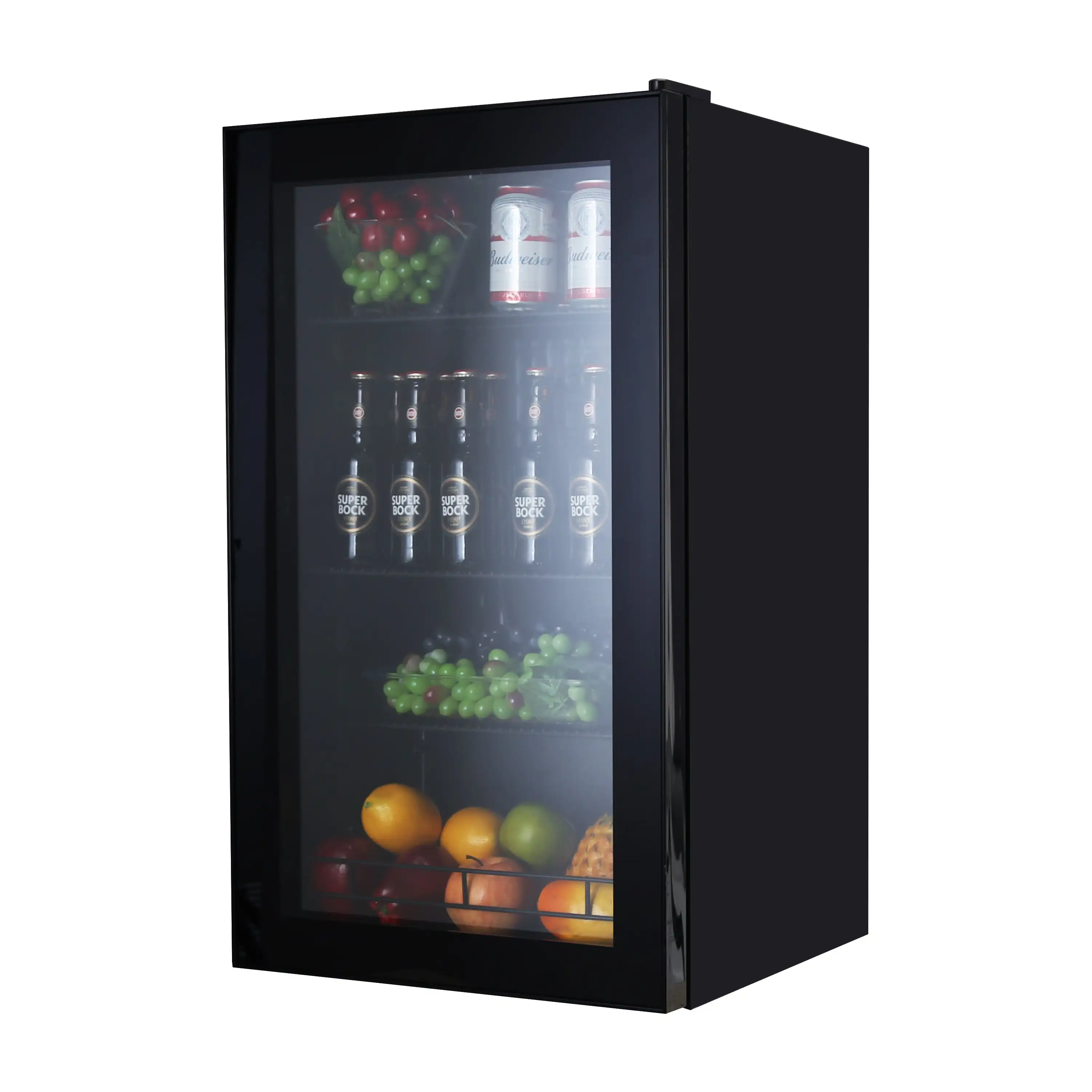 Однотемпературный мини-бар, холодильник для домашнего использования, бар, холодильник для напитков с функцией газировки, холодильник, морозильная камера, банка и бутылка для пива