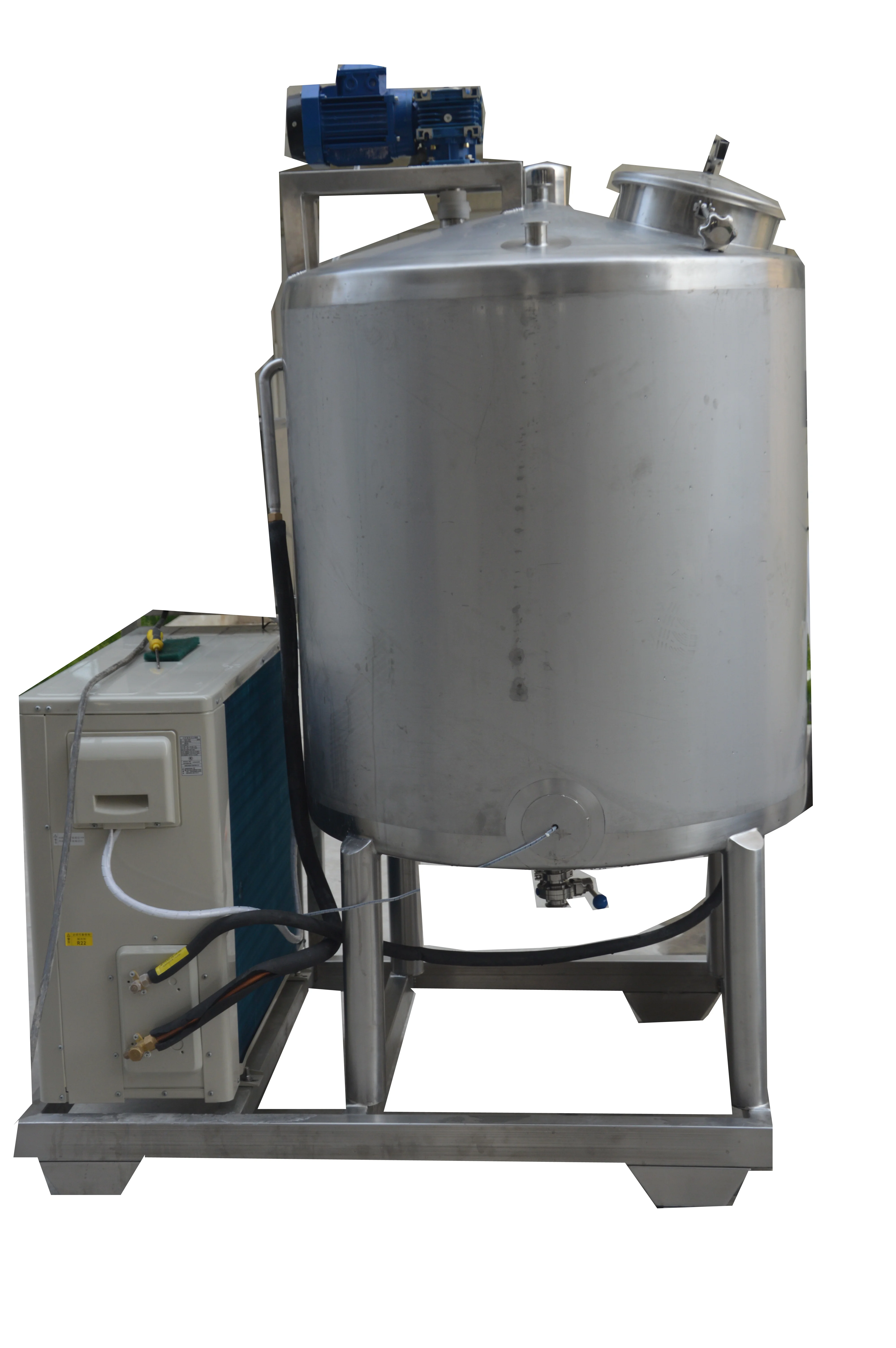 Резервуар для молока из нержавеющей стали объемом л