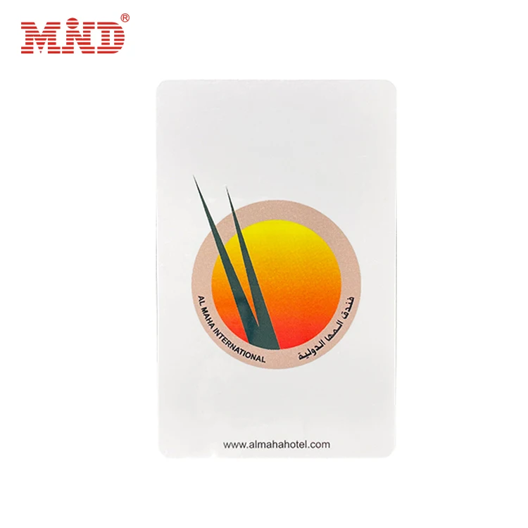 Free design T5577 125khz rfid hotel key card plastic hotel room key card