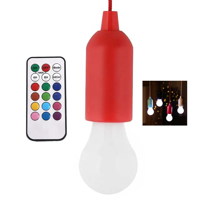 ABS Portable Wardrobe Light for Home Plastic Red/Yellow/Blue ins Night Light Novel Remote Control RGB Camping Flood Lights