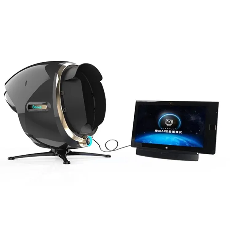 2021 новейший цифровой сканер кожи 3d анализатор Портативный магический зеркальный анализ лица машина с лучшей