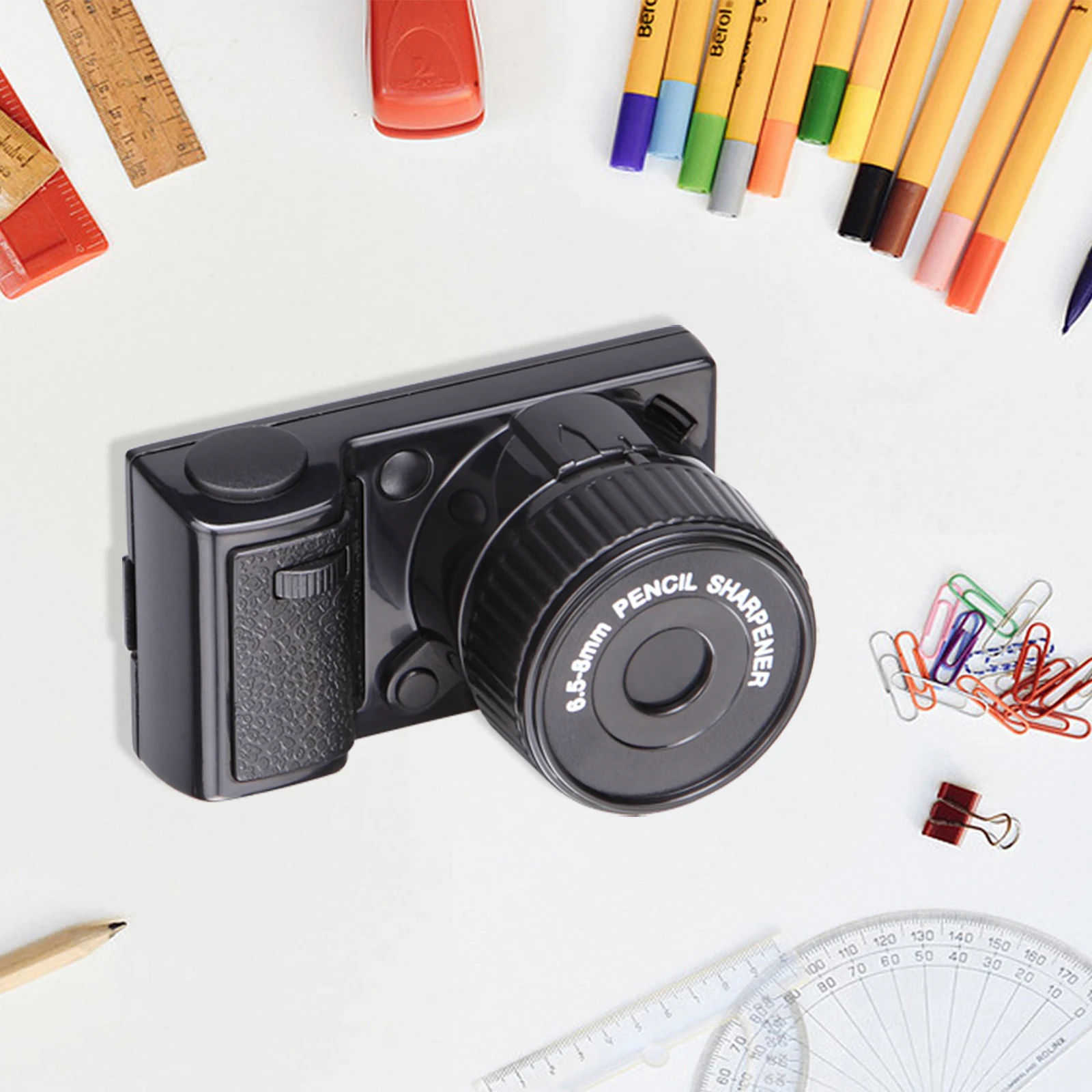 Индивидуальная камера в форме студенческого офиса канцелярские принадлежности одно отверстие ручная точилка для карандашей