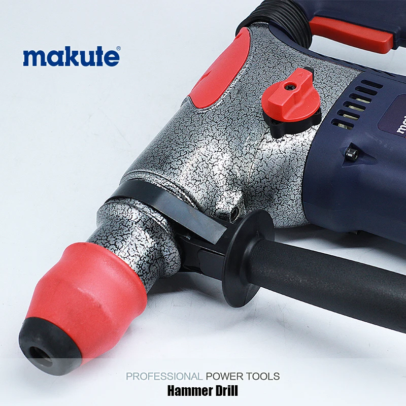 makute China OEM rotary 26mm 38mm 65mm power machine electric HD018 rotary hammer drill with high quality