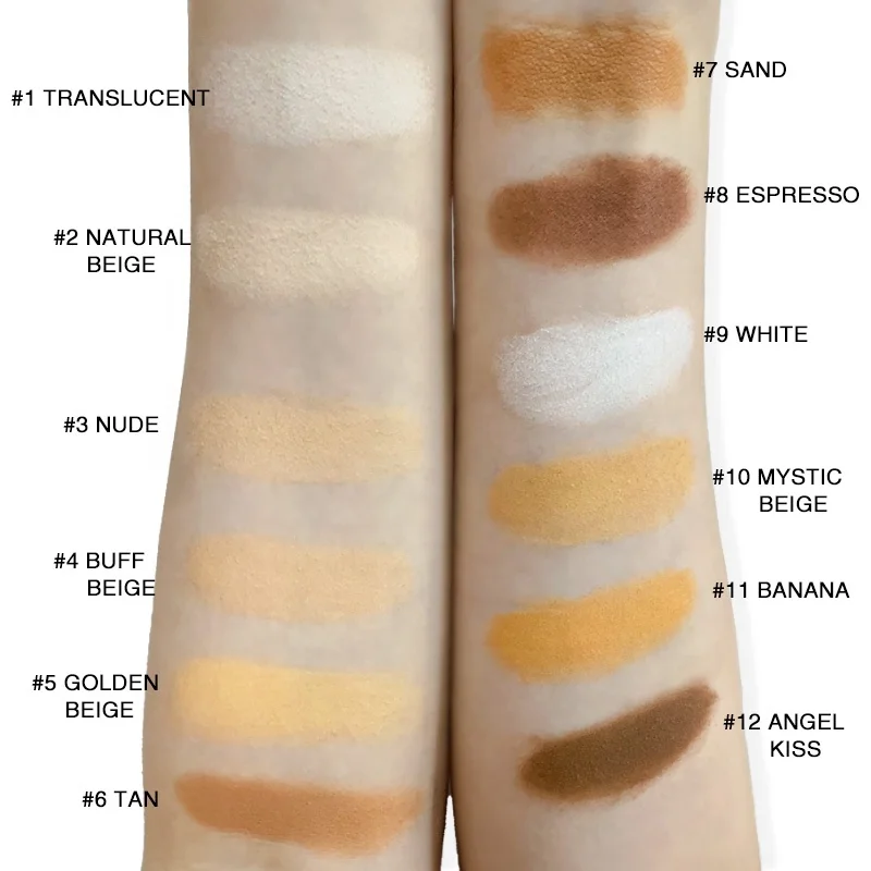 Wholesale Compact Powder Private Label Powder Foundation Private Label Concealer Pressed Powder