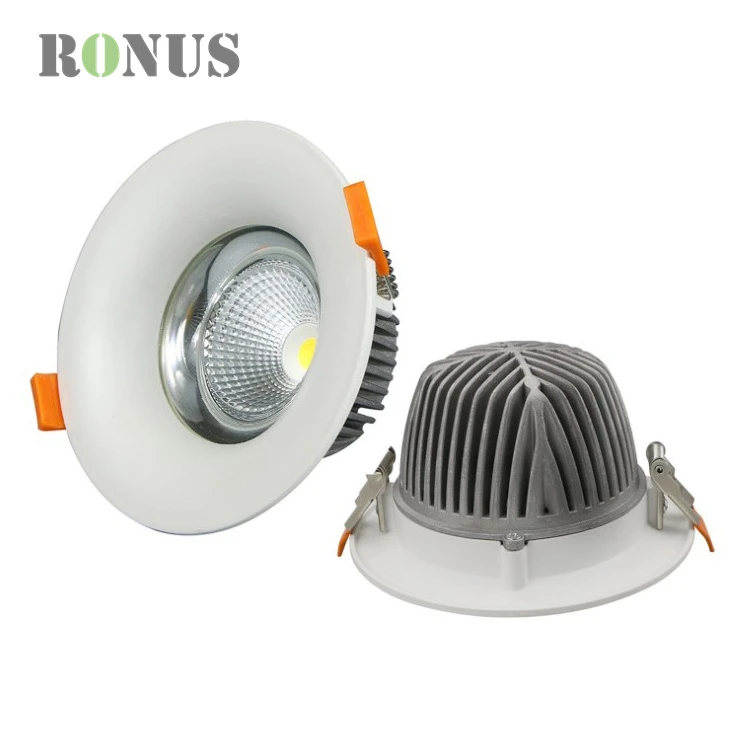Hot Sale Architectural Project 40W Commercial Down Light 30W COB Recessed LED Downlight