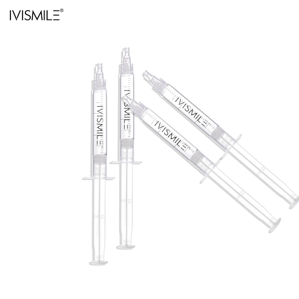 IVISMILE Wholesale Effective 35% Carbamide Peroxide Teeth Whitening Syringes Gel Private Label