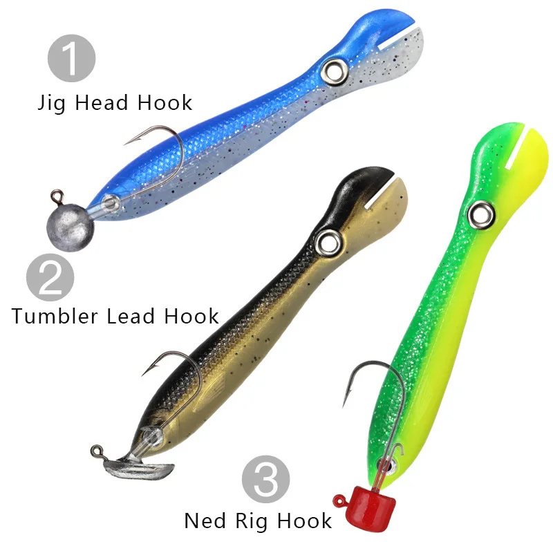 Wholesale 10cm 6g Soft Fishing Lures Swim Soft Lure for Fishing