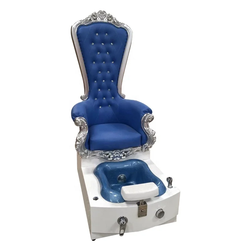 OEM salon furniture Europe style luxury pedicure spa massage chair queen throne for nail salon pedicure chairs pedicure station