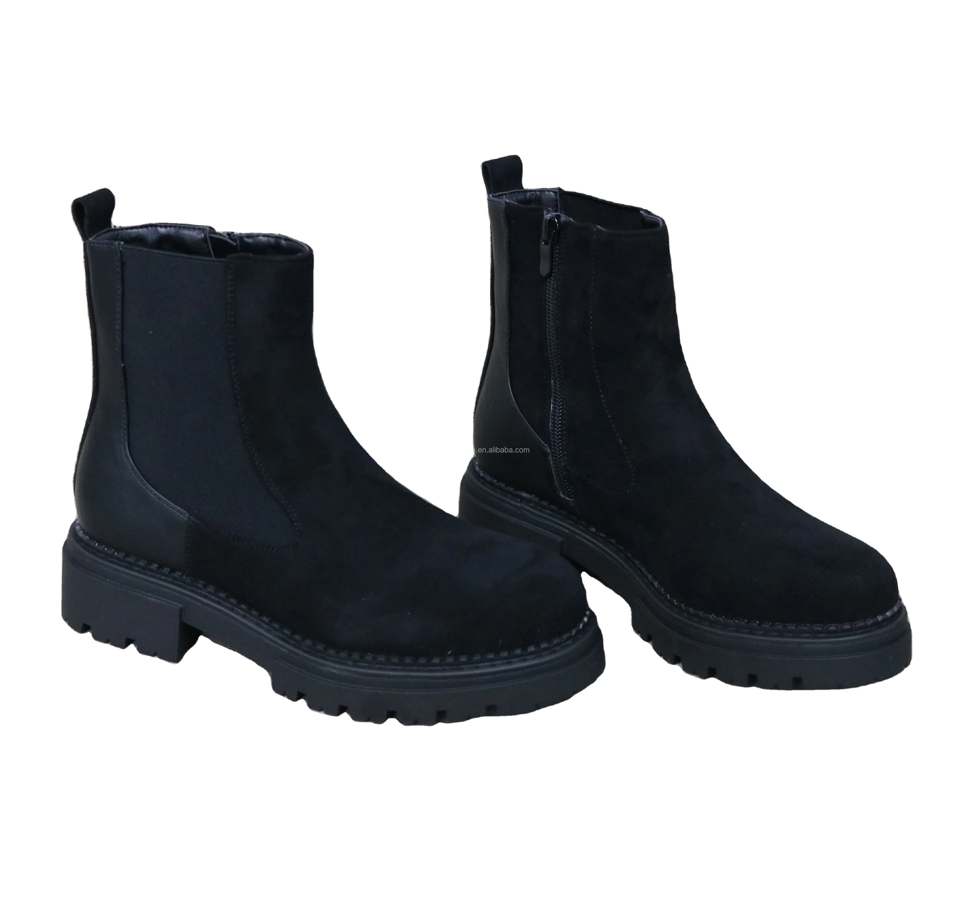 Wholesale customized good quality popular product fall 2021 women flat boots dropshipping