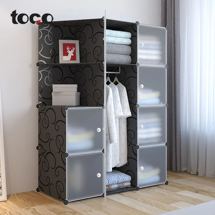 toco Big magic eco-friendly pp material white storage cabinets