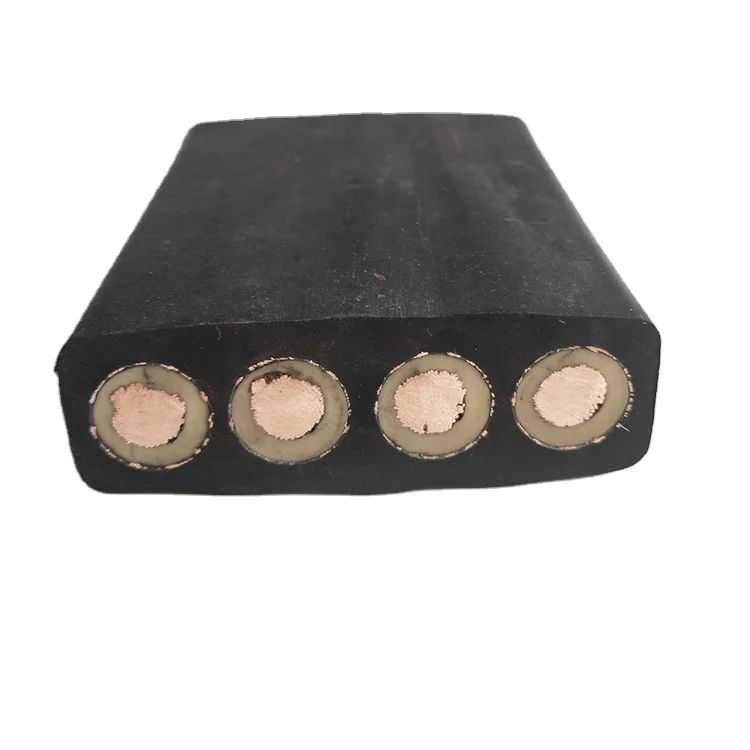 Water And Oil Resistance 50mm2 Rubber Jacket Crane Spreader Reeling Cable