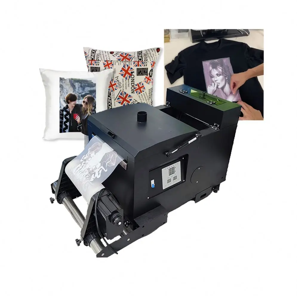 Fully auto intelligent a3 DTF powder shaker machine for dtf printer with drying powder shaking and paper collection functions